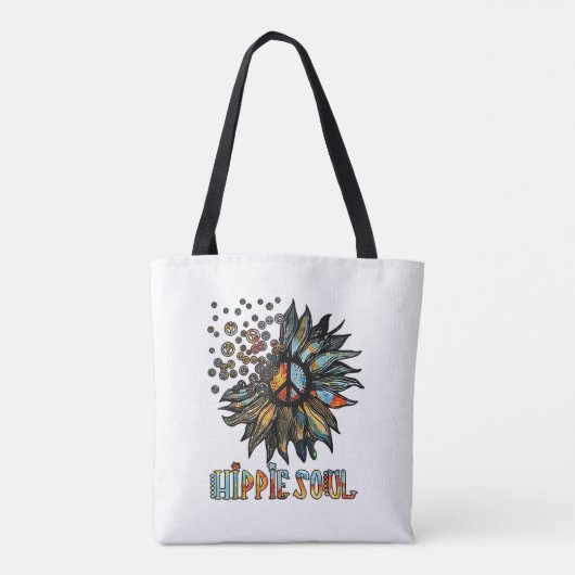  Hippie Soul Tote Bag (Achterkant)