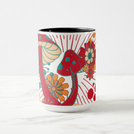 Hippie Soul Trip Zomer Paddestoel Mok