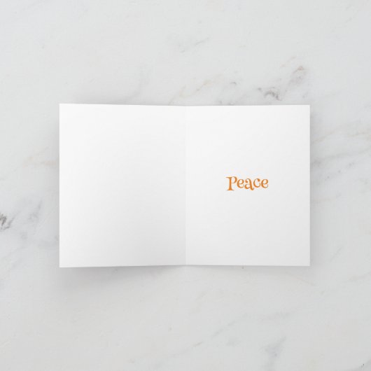 Hippie Sphynx Cat Kaart (Binnen)