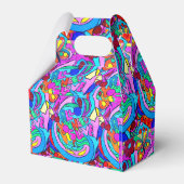 Hippie-stijl liefde snoep Tin Bedankdoosjes (Achterkant)