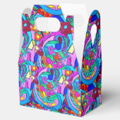Hippie-stijl liefde snoep Tin Bedankdoosjes (Geopend)