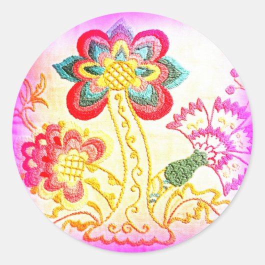 Hippie-stijl palmboom sticker (Voorkant)