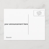 Hippie-stijl Peace and Love briefkaart (Achterkant)