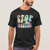 Hippie STOP BULLYING Retro Stop Bullying Choose Ki T-shirt (Voorkant)