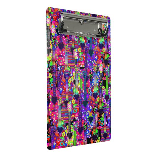 Hippie Style Guitars Patroon Mini Klembord (Schuin)