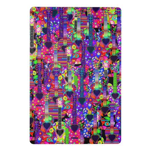 Hippie Style Guitars Patroon Mini Klembord (Achterkant)