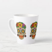Hippie Suiker Schedel Latte Mok (Linkerhoek)