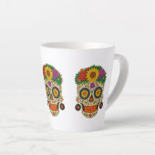 Hippie Suiker Schedel Latte Mok (Rechterhoek)