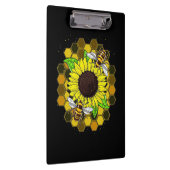 Hippie Sunflower Bees Klembord (Rechts)