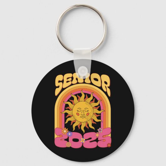 Hippie Sunshine Cl Van 2025 Afgestudeerd 25 Afstud Sleutelhanger (Voorkant)