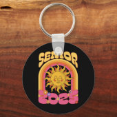 Hippie Sunshine Cl Van 2025 Afgestudeerd 25 Afstud Sleutelhanger (Voorkant)