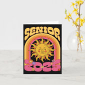 Hippie Sunshine Cl Van 2025 Afgestudeerd 25 Grad T Kaart (Gele Bloem)