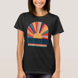 Hippie Sunshine Retro 70s Peace & Love T-shirt