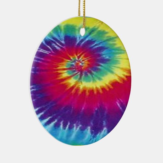Hippie-t-shirt Keramisch Ornament (Rechts)