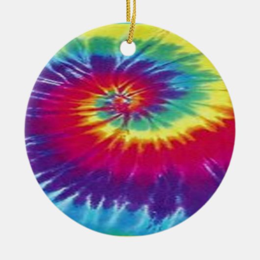 Hippie-t-shirt Keramisch Ornament (Voorkant)