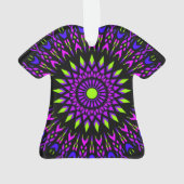 Hippie T-shirt ornament. Groovy baby. Ornament (achterkant)