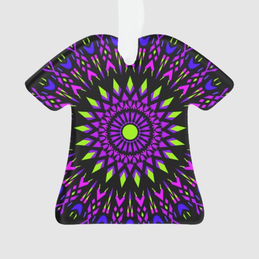 Hippie T-shirt ornament. Groovy baby. Ornament (voorkant)