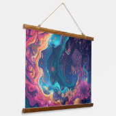 Hippie Tapestry Hangend Wandkleed (Gebogen)