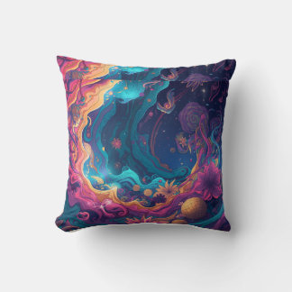 Hippie Throw Pillow Kussen