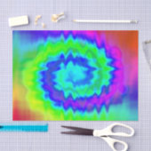 Hippie Tie Dye Gift Weefpapier 2 Tissuepapier (Craft)