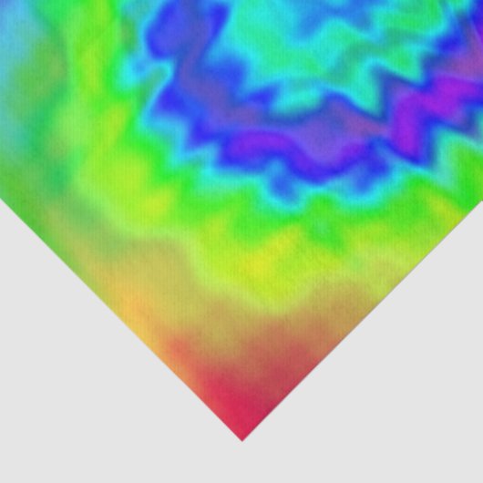 Hippie Tie Dye Gift-weefselpapier Tissuepapier (Detail)