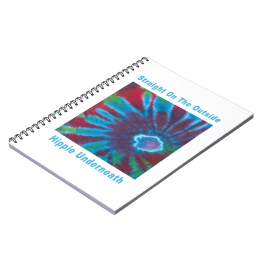 Hippie Tie Dye Notitieboek (Linkerzijde)