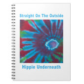 Hippie Tie Dye Notitieboek (Voorkant)