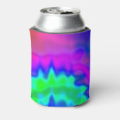 Hippie Tie Dye Persoonlijk Blikjeskoeler (Blikje Achterkant)