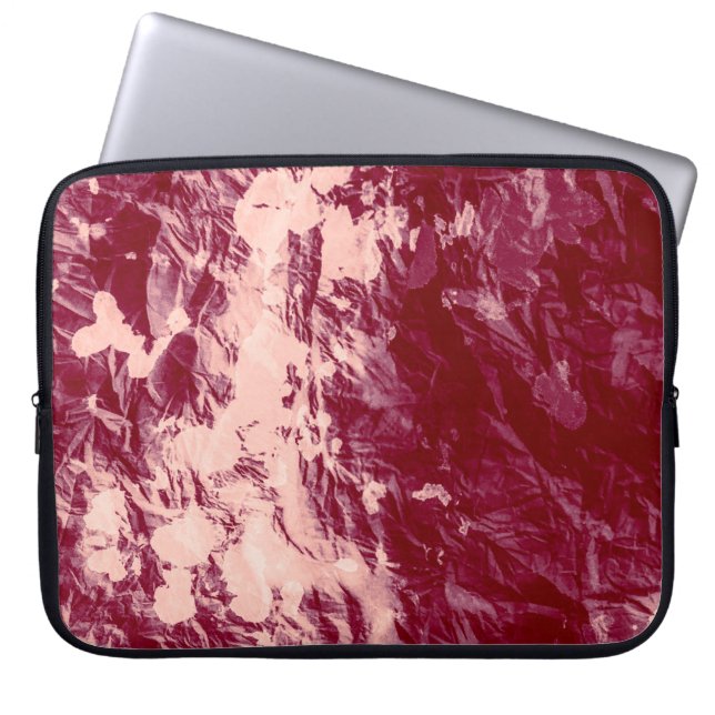 Hippie Tie Dye. Retro Shape Kinder. Trendy Spiral  Laptop Sleeve (Voorkant)