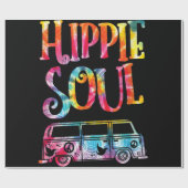 Hippie Tie Dye Van Hippie Soul Cadeaupapier (Vlak)