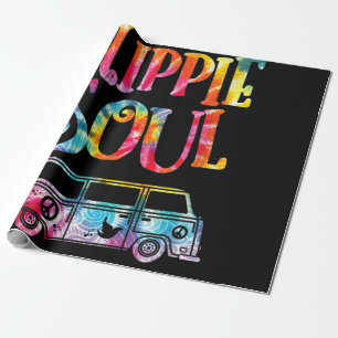 Hippie Tie Dye Van Hippie Soul Cadeaupapier