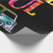 Hippie Tie Dye Van Hippie Soul Cadeaupapier (Hoek)