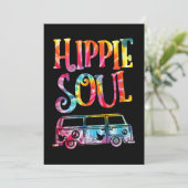Hippie Tie Dye Van Hippie Soul Kaart (Staand voorkant)