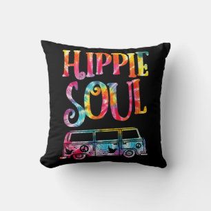 Hippie Tie Dye Van Hippie Soul Kussen