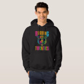Hippie Tiger Roaring 20s Twenties Animal Hoodie (Voorkant volledig)
