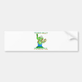 Hippie Toad Bumpersticker (Voorkant)