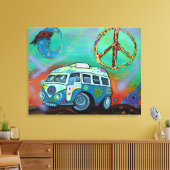 Hippie Trip Verpakt Canvas Afdruk (Insitu (Woonkamer))