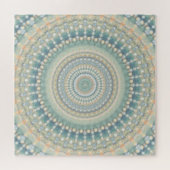 Hippie Trippy Eclectische Pastel Boho Groovy Manda Legpuzzel (Horizontaal)