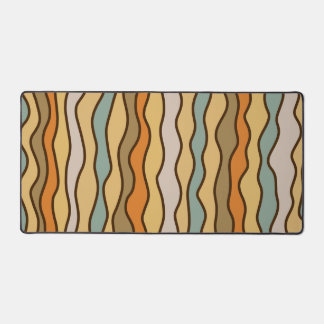 Hippie Trippy Groovy Verticale Streep 70s Patroon Bureaumat