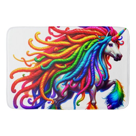 Hippie Unicorn Badmat (Voorkant)