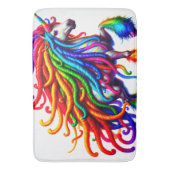 Hippie Unicorn Badmat (Voorkant Verticaal)