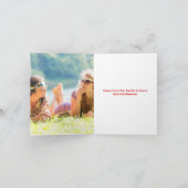 Hippie Vakantie Foto Cute Kleurrijke Retro 70s Feestdagen Kaart (Binnen)