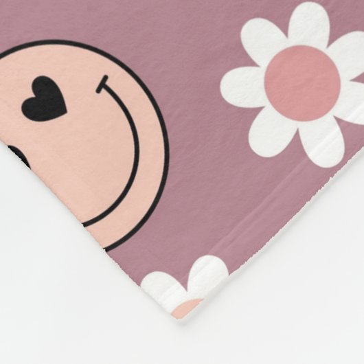 Hippie-Valentijnsdag Fleece Deken (Hoek)