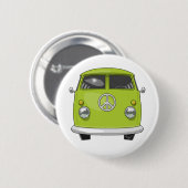 Hippie Van 1960 Ronde Button 5,7 Cm (Voorkant /achterkant)
