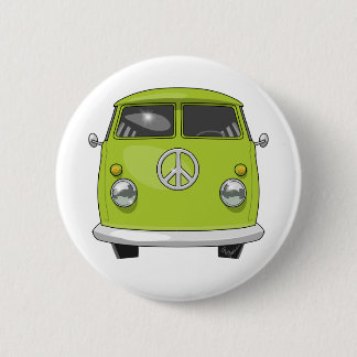 Hippie Van 1960 Ronde Button 5,7 Cm