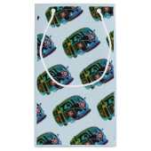 Hippie Van Art Geschenkzak op maat Klein Cadeauzakje (Achterkant)