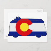 Hippie Van - Colorado Briefkaart (Voorkant / Achterkant)