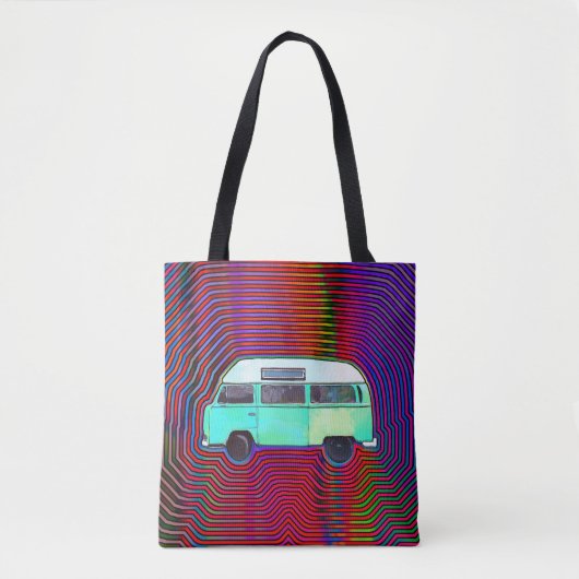 HIPPIE VAN COLORFUL TAS PURSE (Voorkant)