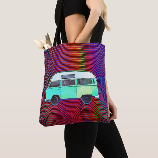 HIPPIE VAN COLORFUL TAS PURSE (Dichtbij)