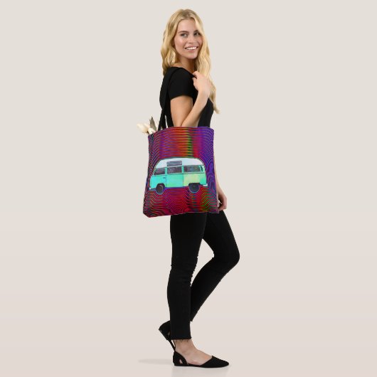 HIPPIE VAN COLORFUL TAS PURSE (Op model)